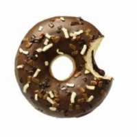 Донат з  начинкою "HOLLY CHOC"